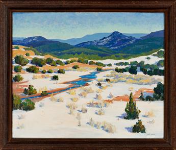 JACOB HOWARD EUSTON Blue Water near Arroyo Hondo, New Mexico.